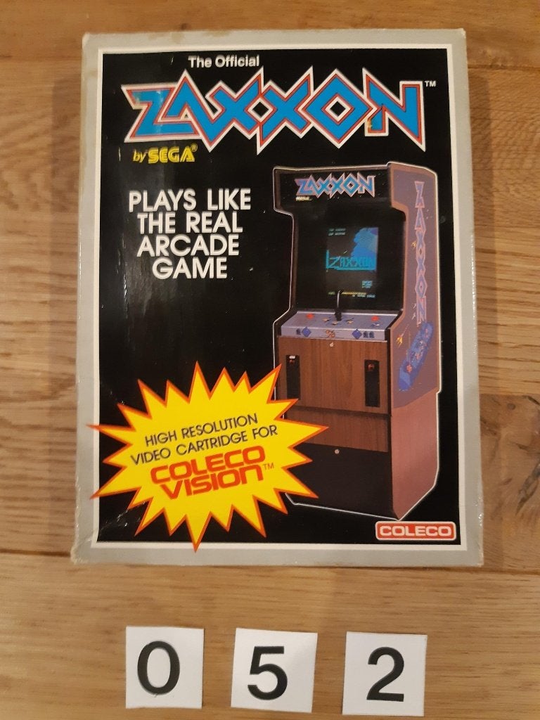 NR 052	Colecovision	Zaxxon, Ophalen of Verzenden, Overige typen
