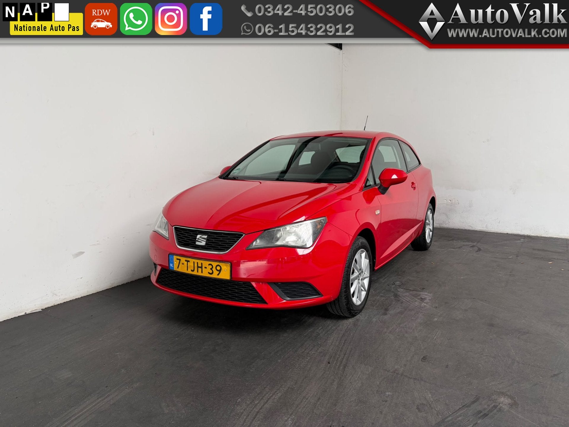 SEAT Ibiza SC 1.2 TSI Style (bj 2014), Auto's, Voorwielaandrijving, Euro 5, Start-stop-systeem, 995 kg