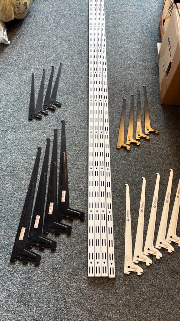 Wandrails Montagestrips met plankdragers, Ophalen