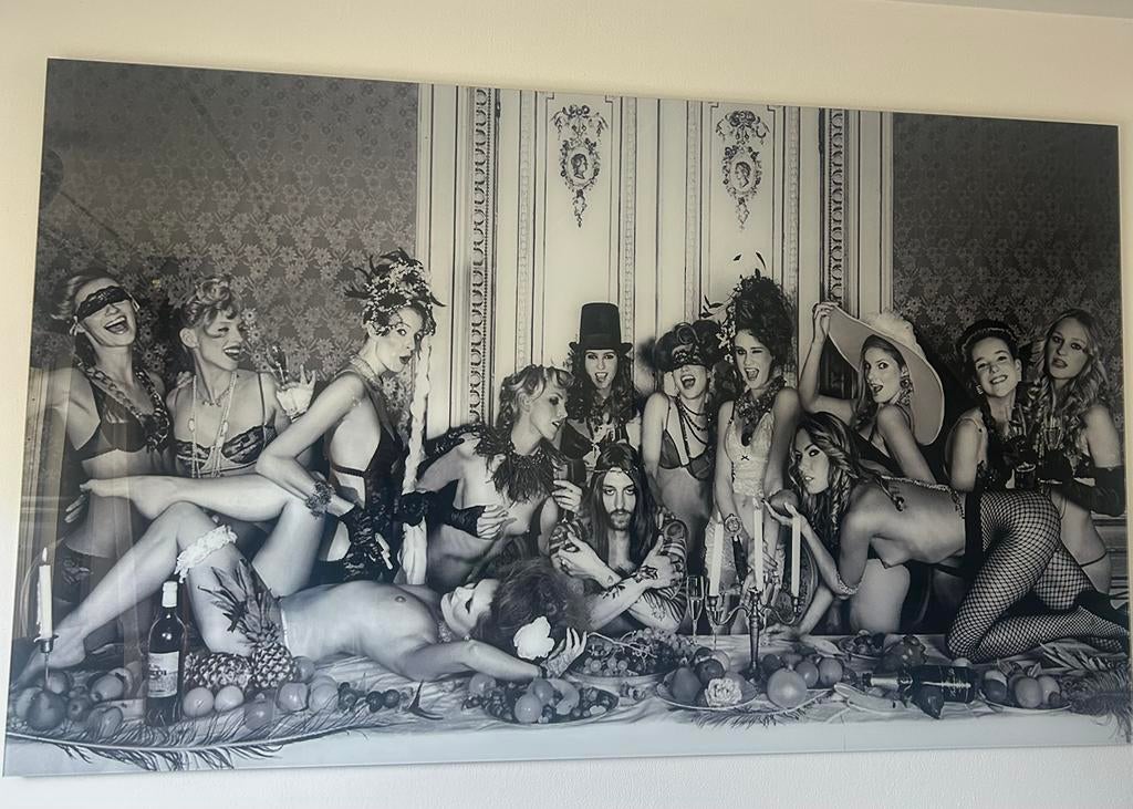 Jordi Gomez Laatste avondmaal schilderij foto prent, Ophalen, Voor 1940, Zo goed als nieuw