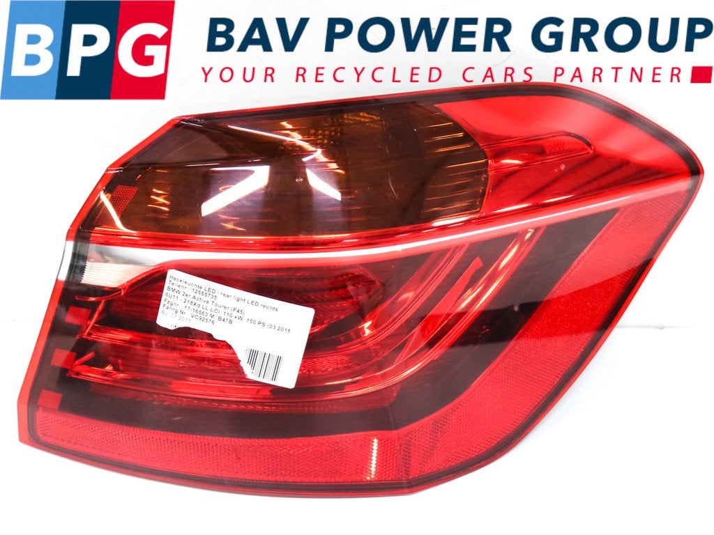 ACHTERLICHT RECHTS BUITEN BMW 2 serie Active Tourer (F45), Auto-onderdelen, Gebruikt, BMW, Petuelring 130
80809  München, DE, Bayerische Motoren Werke AG
