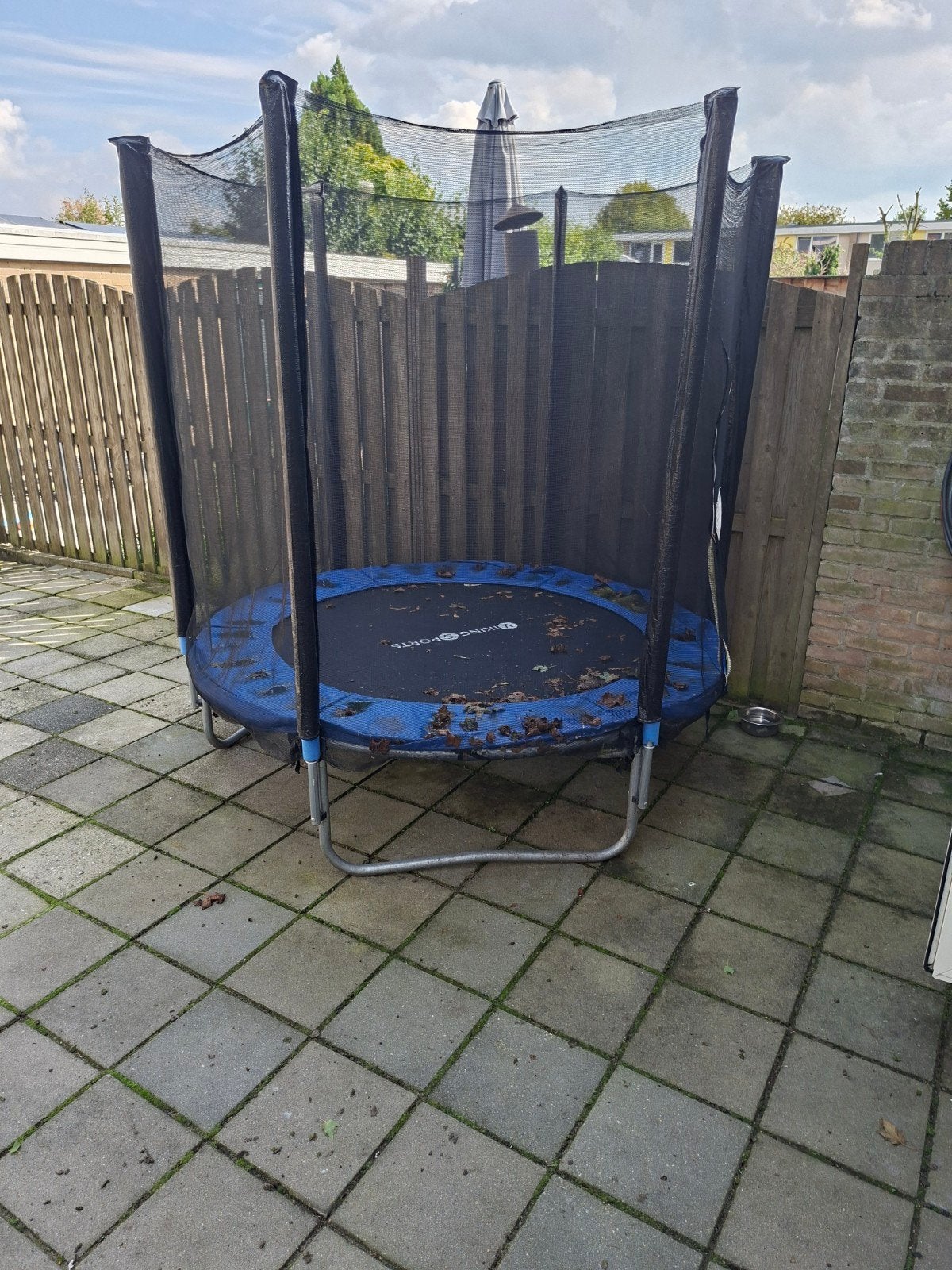 trampoline, Ophalen, Gebruikt