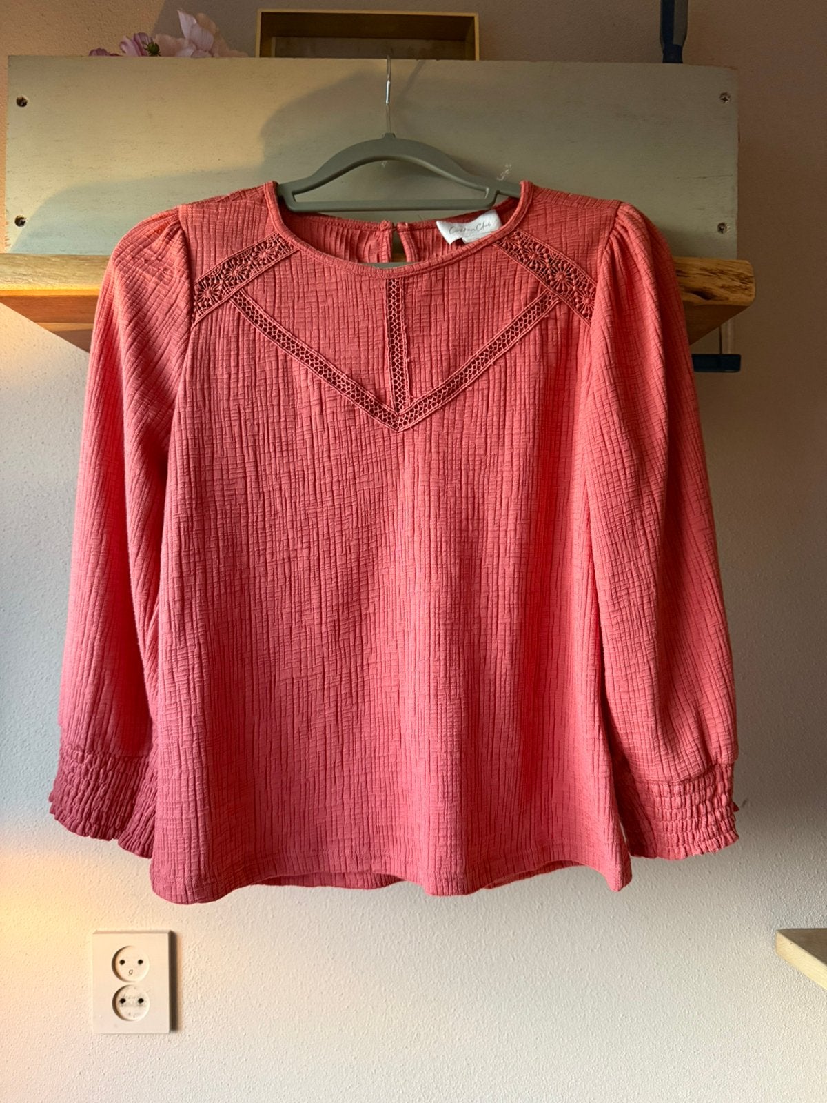 Leuke oudroze top in Cotton Club in maat XS, Verzenden, Zo goed als nieuw, Maat 34 (XS) of kleiner, Roze