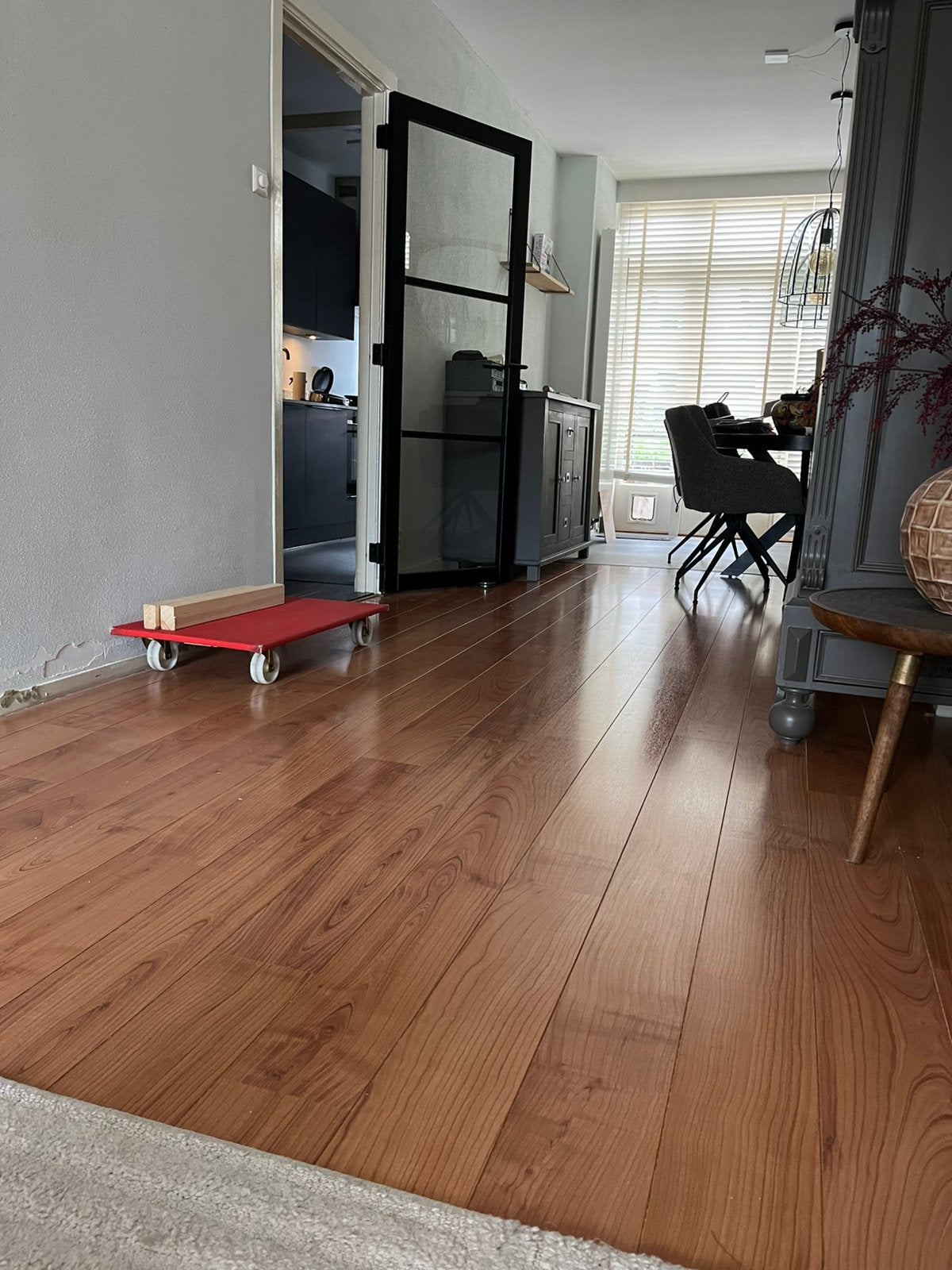 Ca 30/35m2 laminaat, Ophalen, Gebruikt, 50 tot 150 cm, 10 m² of meer