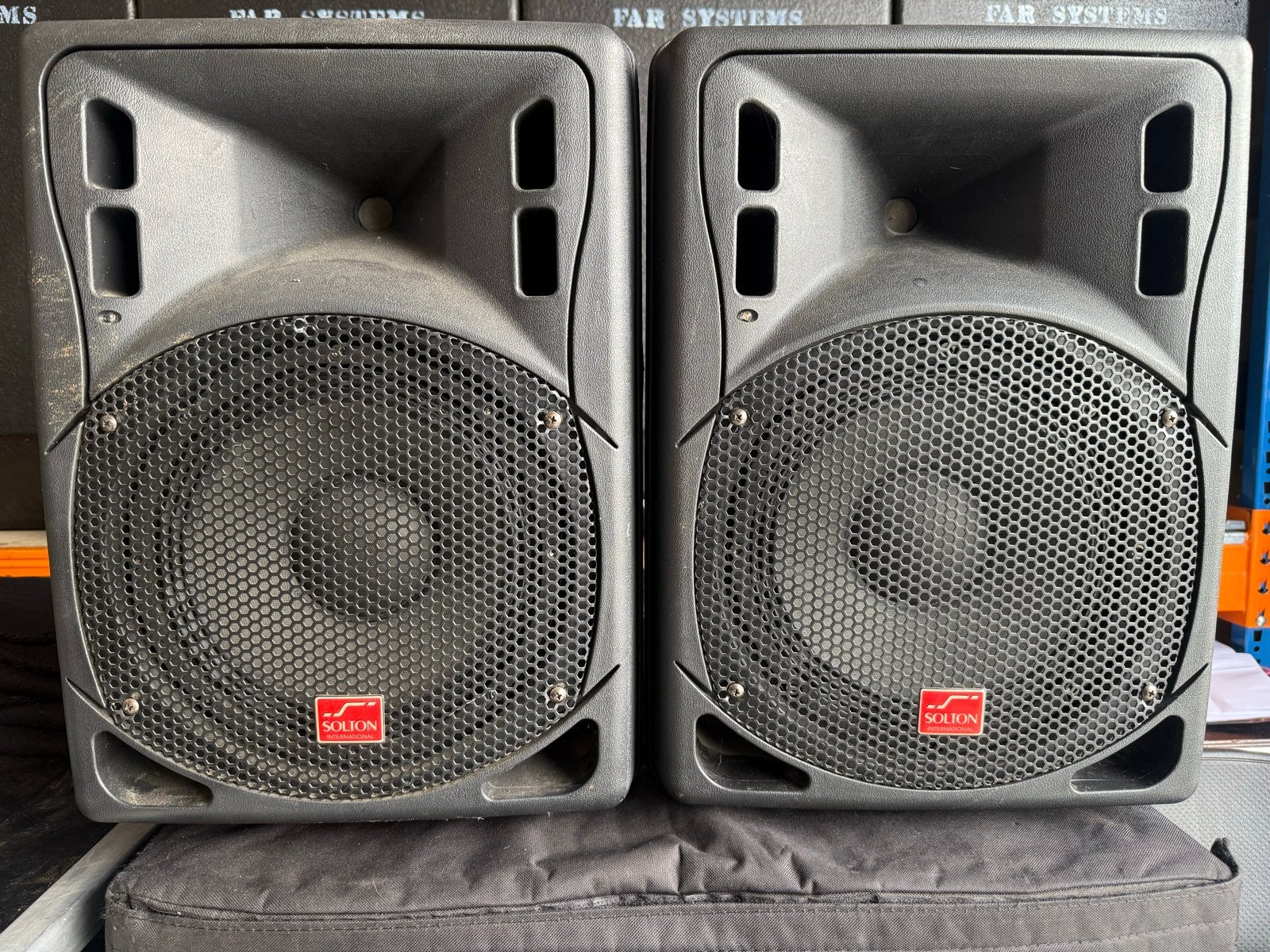 Solton E-10 M actieve speakerset (2 stuks), Ophalen of Verzenden, Gebruikt, Overige merken