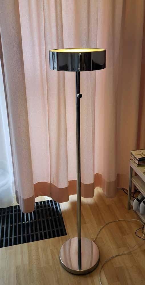 IKEA Stockholm 2017 staande chroom lamp met dimmer, Ophalen, Zo goed als nieuw, Metaal, 100 tot 150 cm