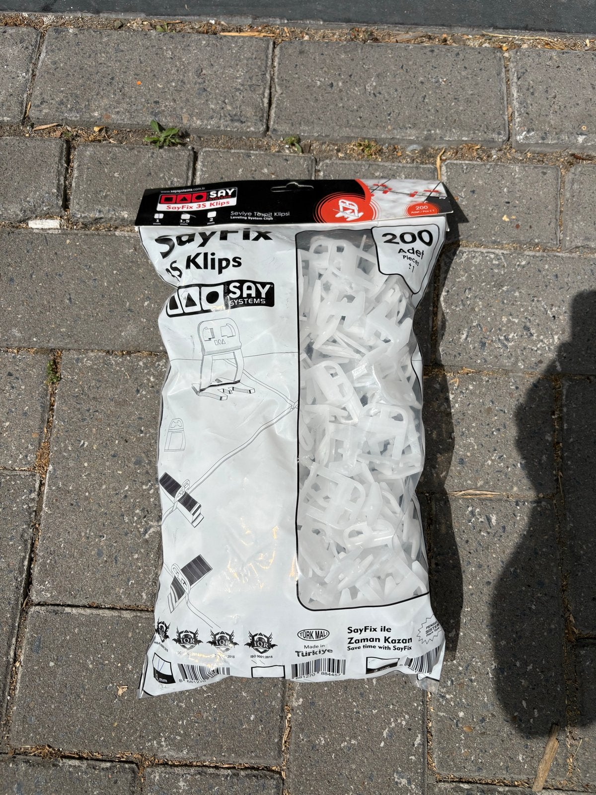 SayFix 3S Tegel Levelling Clips 1mm / 1,5mm – Pallet €1.000, Ophalen, Overige materialen, Overige typen, Nieuw