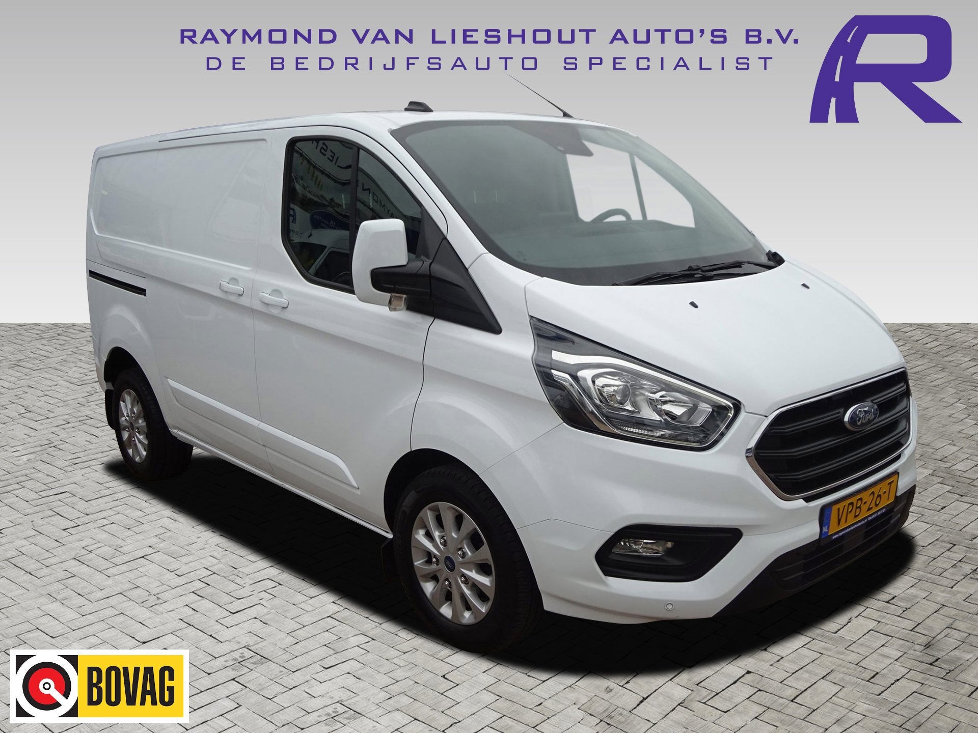 Ford Transit Custom 300 2.0 TDCI 130 PK L1H1 Limited Automaa, Auto's, Stof, 4 cilinders, 1991 kg, Wit