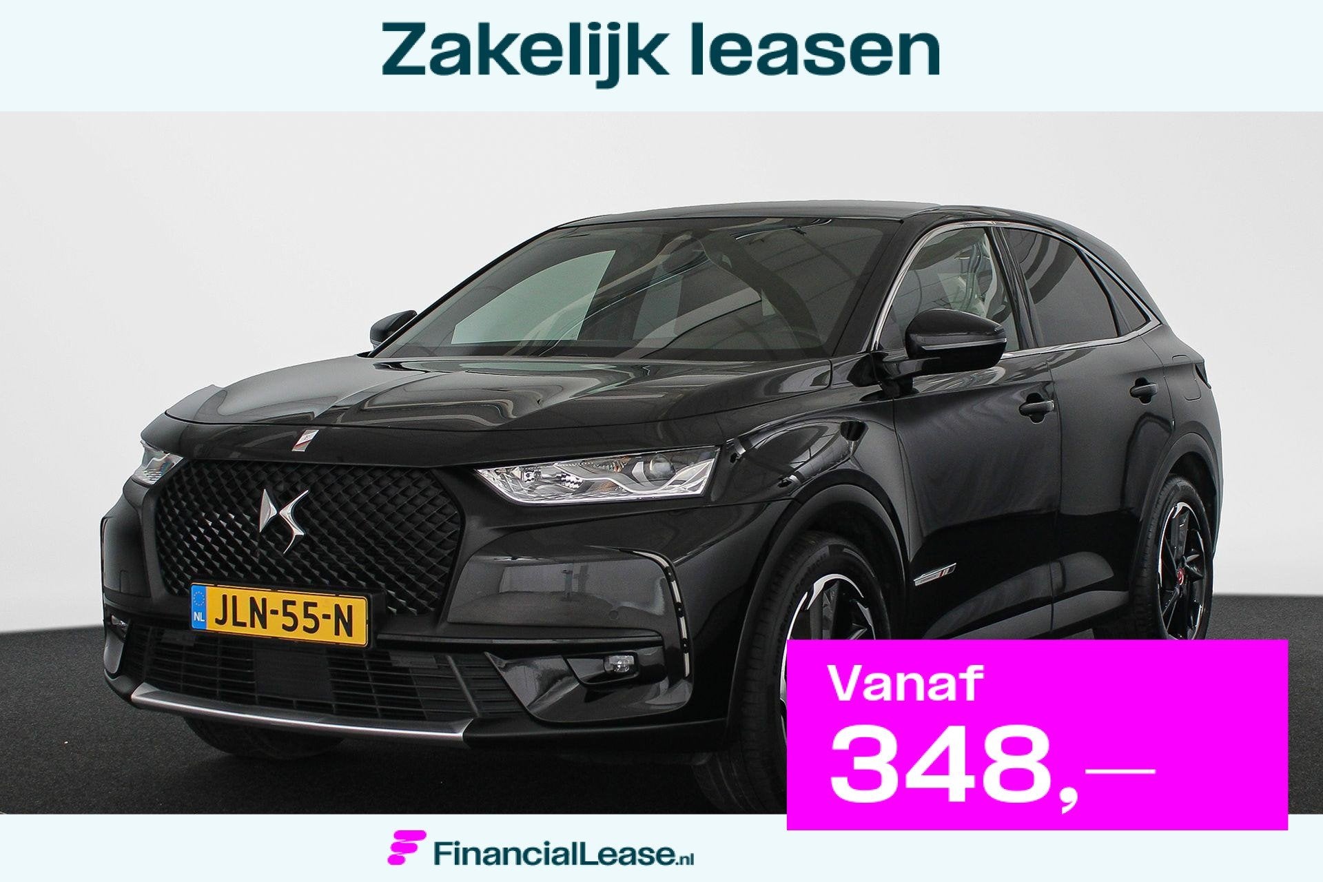 DS 7 Crossback E-Tense Performance Line 225 SOH 97% Stoelver, Euro 6, 4 cilinders, Zwart, Plug-in hybride