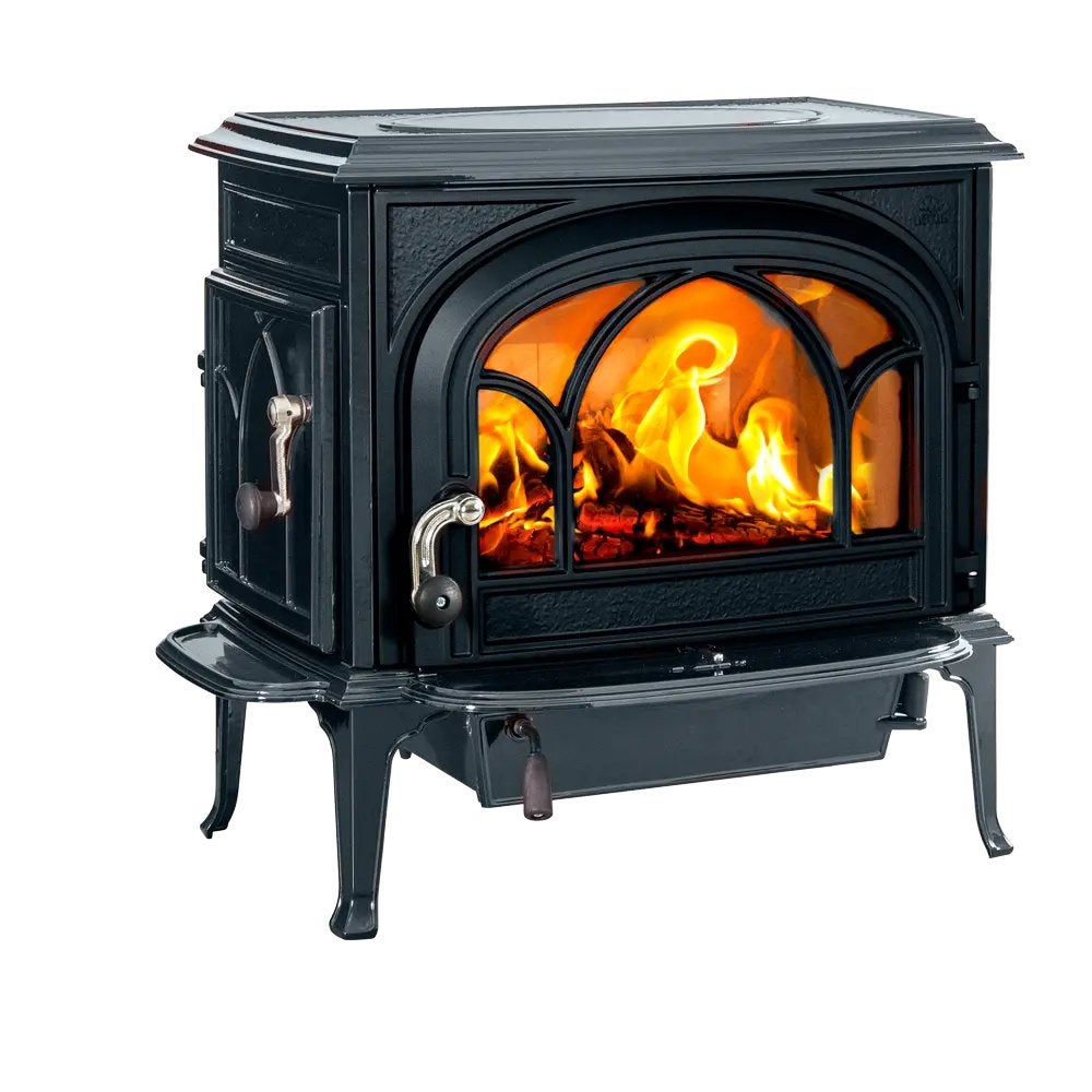 Jøtul F500  houtkachel blueblack emaille, Ophalen, Zo goed als nieuw, Hout, Houtkachel