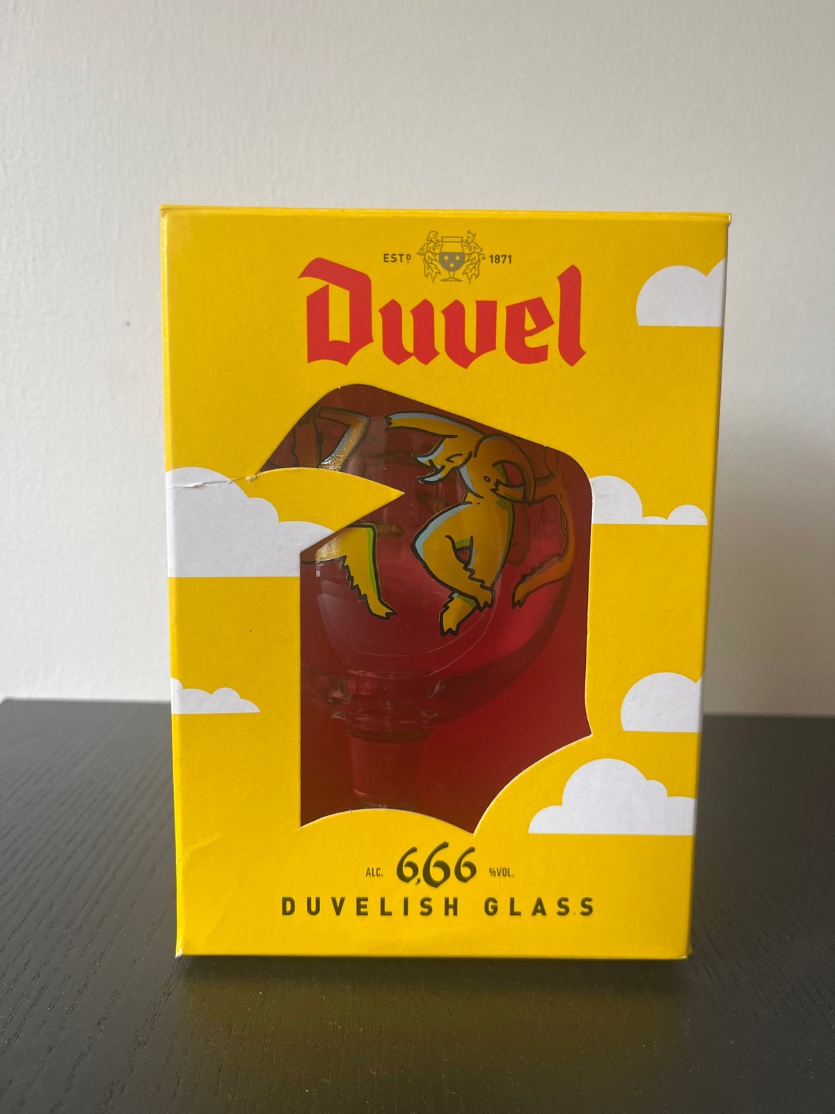 Duvel 6,66 glas in originele verpakking, Ophalen of Verzenden, Nieuw, Glas of Glazen, Duvel