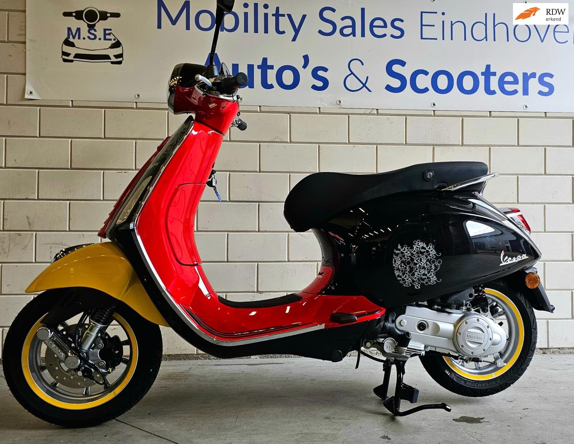 Vespa Bromscooter Mickey Mouse Edition 0 KM NIEUW, Gebruikt, Overige modellen, Service@piaggio-vespa-rwn.de, Piaggio