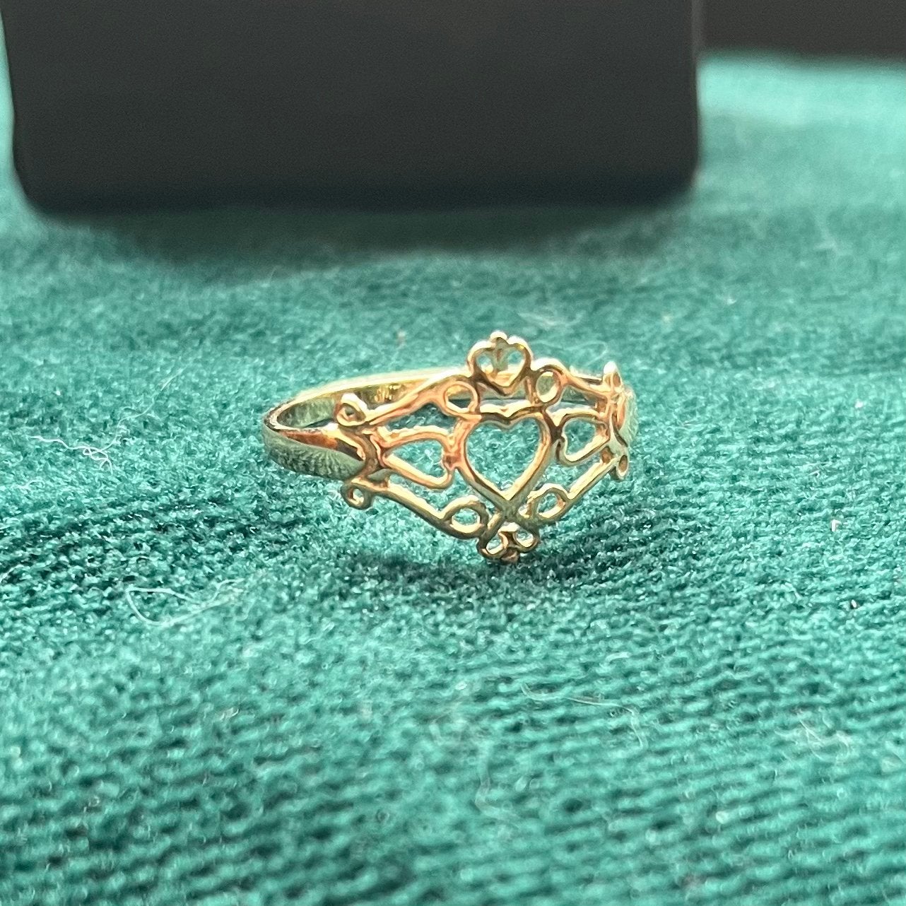 Vintage gouden ring, Ophalen of Verzenden, Zo goed als nieuw, 17 tot 18, Dame