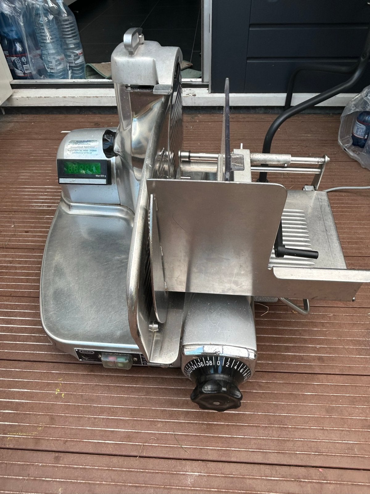 Berkel 834 S Vleeswarensnijmachine met weegschaal, Ophalen, Gebruikt, Bakkerij en Slagerij
