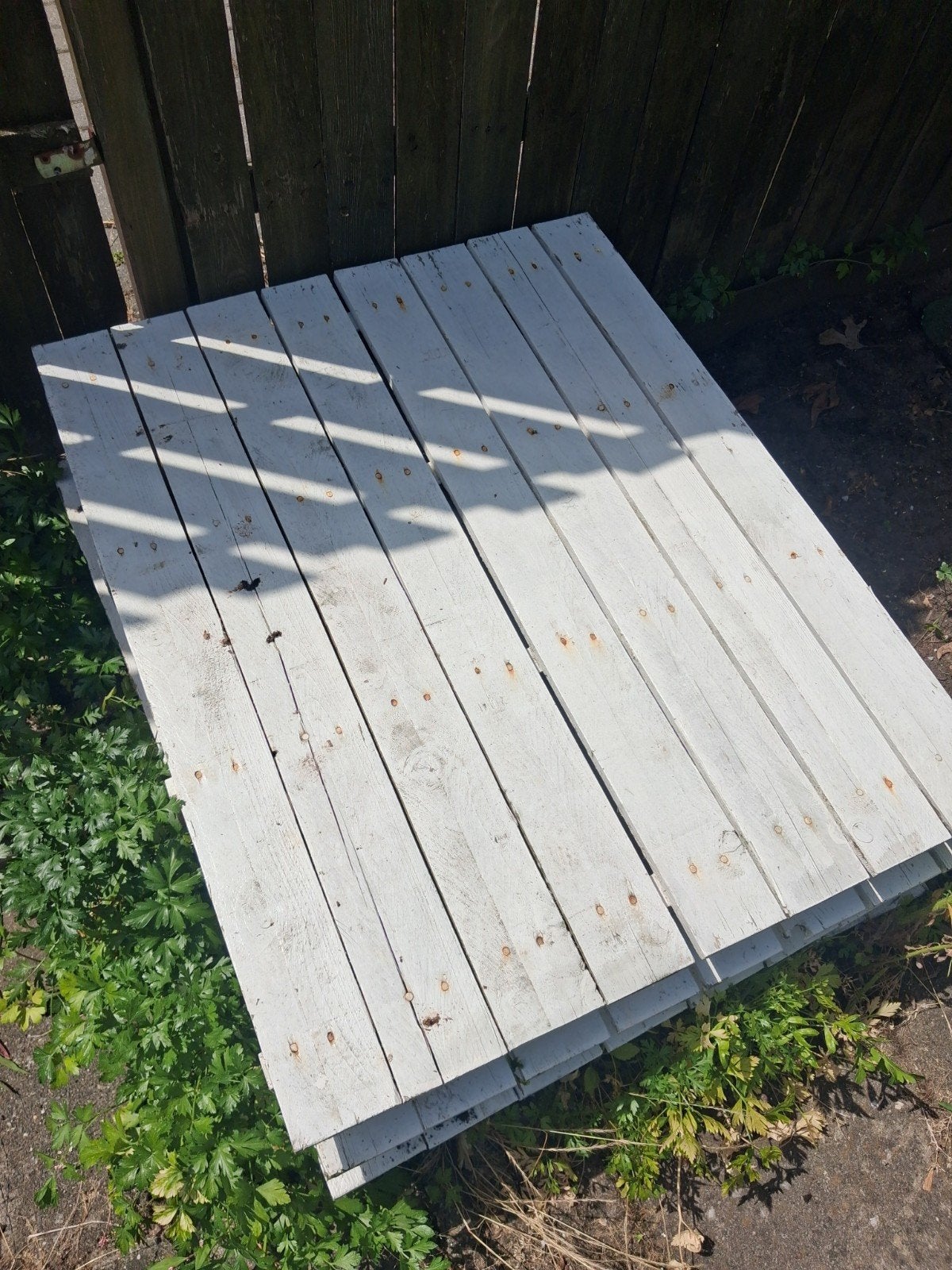 Witte houten pallets, Ophalen, Gebruikt, 50 mm of meer, Pallet