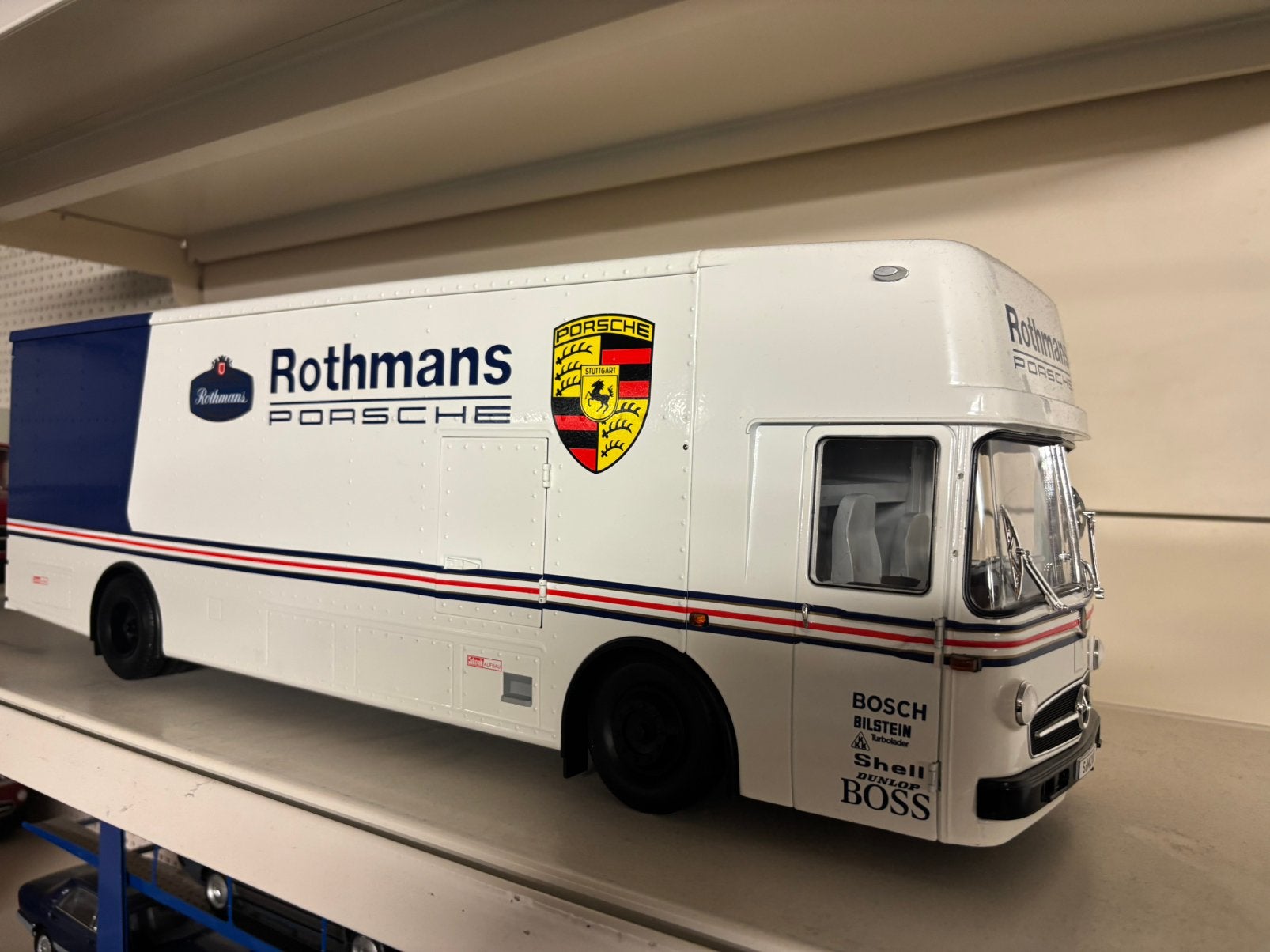Mercedes 0317 rothmans rentransporter porsche CMR 1.18, Hobby en Vrije tijd, Overige merken, Ophalen of Verzenden, A, A