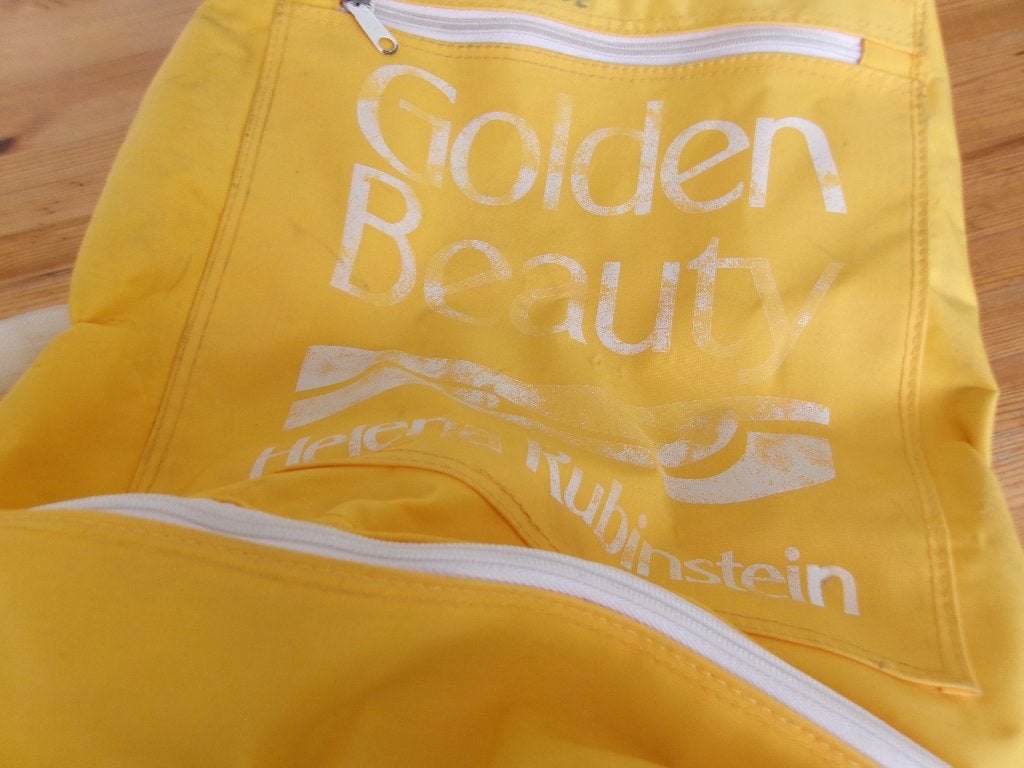 Plunjezak - geel - Golden Beauty, Ophalen of Verzenden, Gebruikt