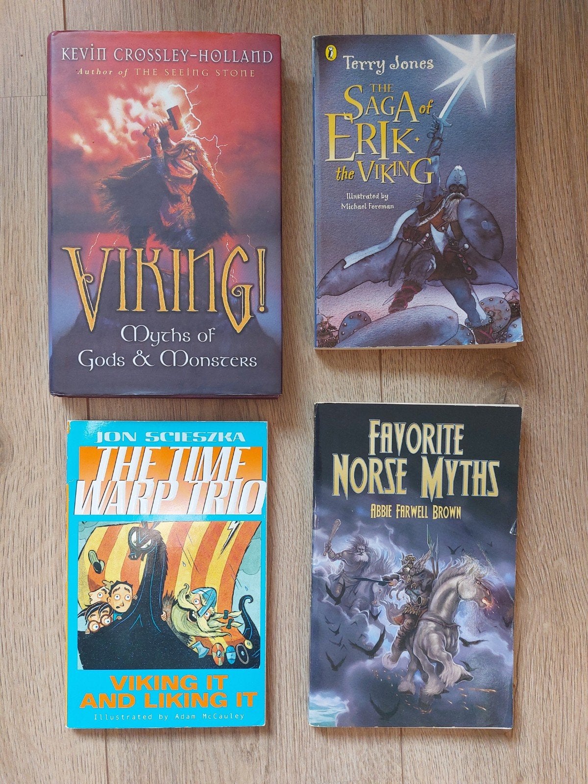 4 Engelse boeken over Vikingen en Noorse mythologie, Ophalen of Verzenden