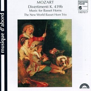 Mozart - Divertimenti for Basset Horns, Verzenden, Classicisme, Zo goed als nieuw, Kamermuziek
