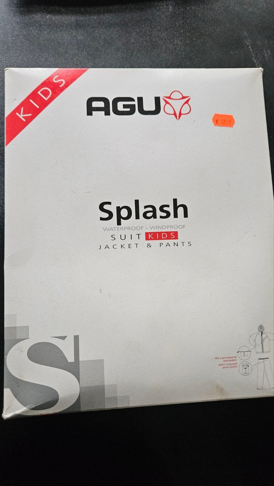 AGU Splash Kids Regenpak - Maat 176 - Nieuw, Ophalen of Verzenden, Nieuw, Regenbroek, Kinderen