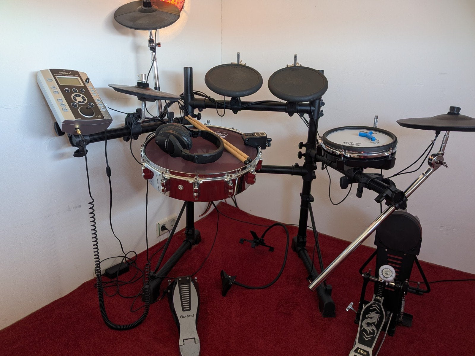 Roland V-Drums TD-9 Elektr. Drumstel (ophalen in Den Hoorn), Ophalen, Gebruikt, Roland, Elektronisch
