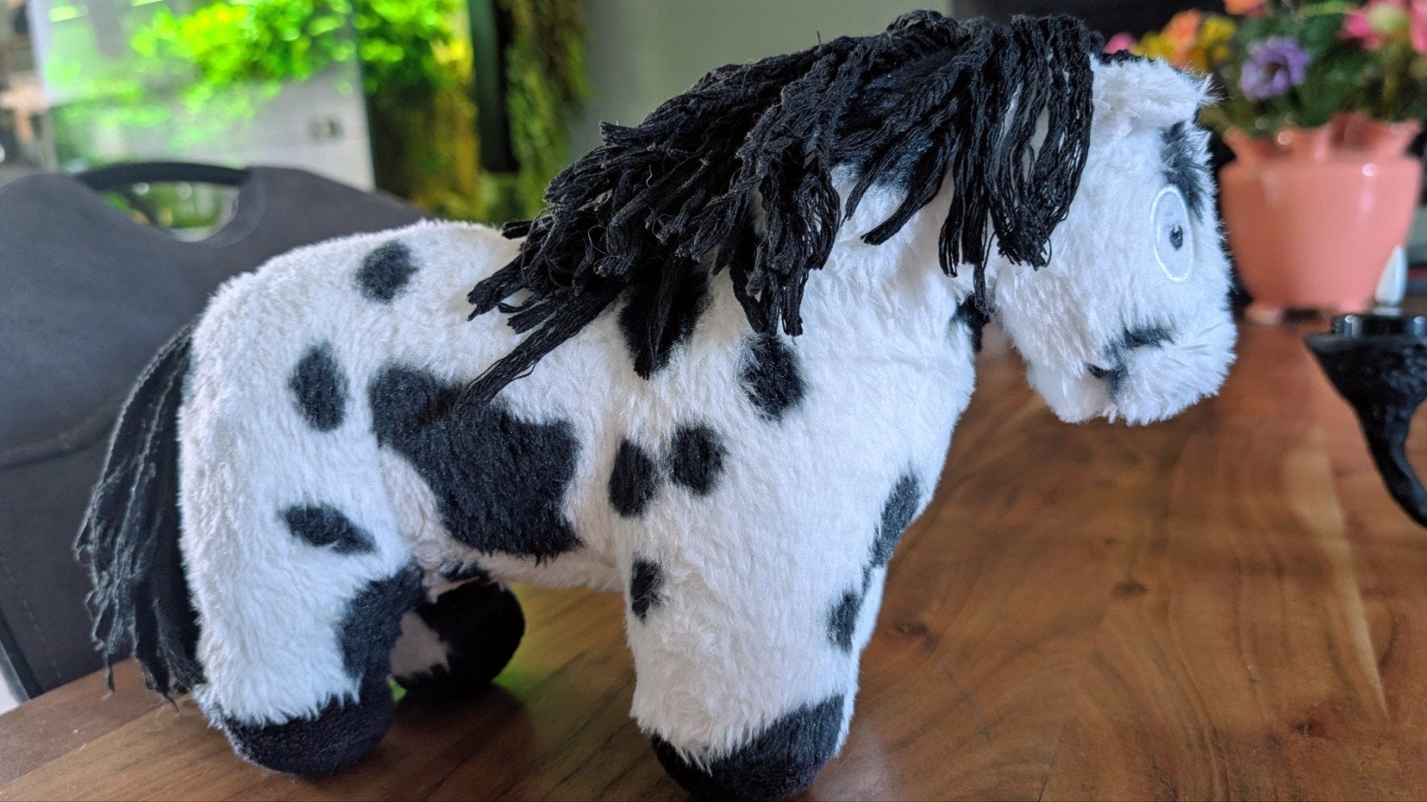 Crafty Pony veulen zwart bont 35 cm, Paard, Overige merken, Overige karakters, Ophalen of Verzenden