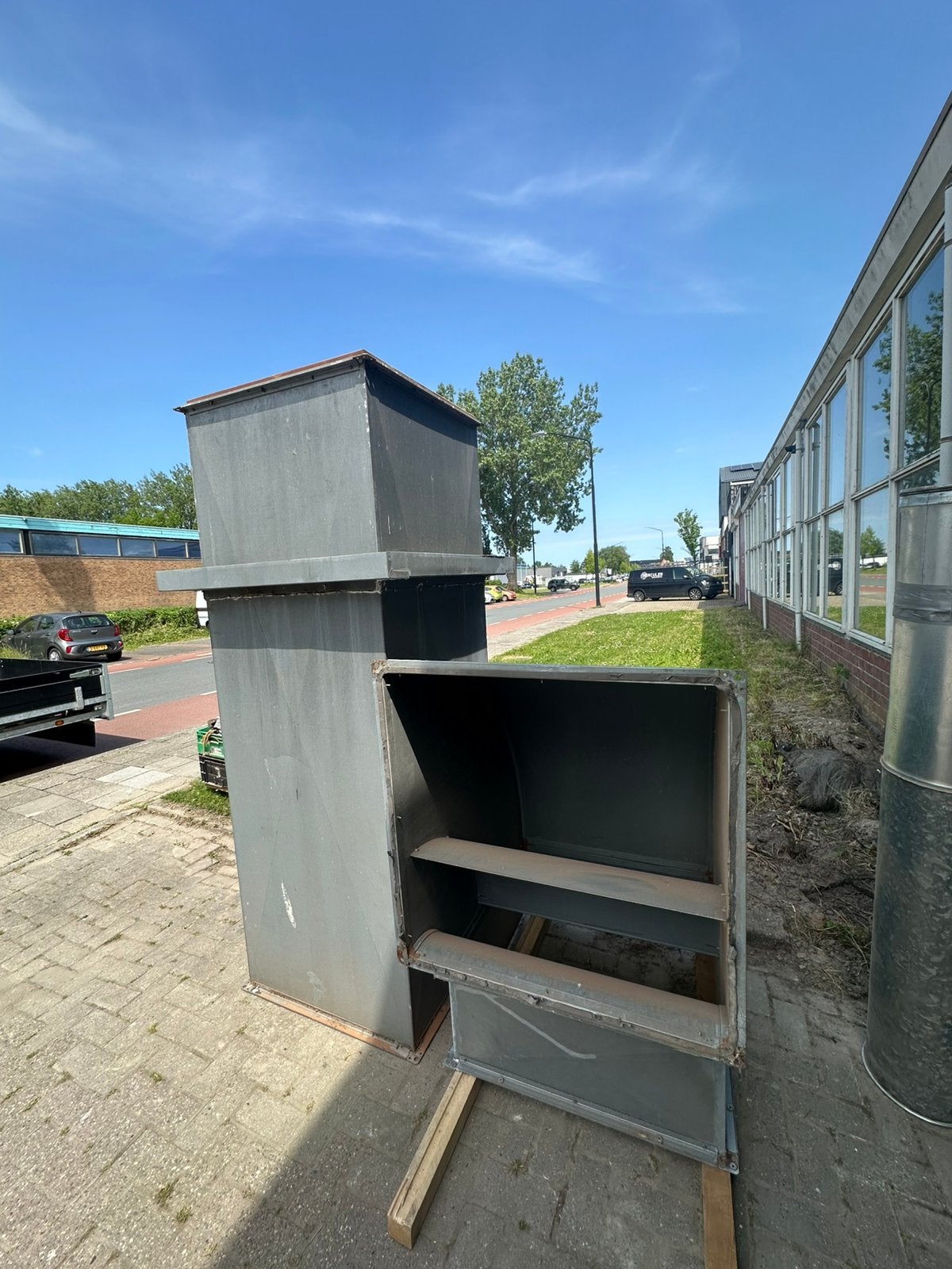 Afzuiging voor groot werkplaats, Ophalen, Gebruikt