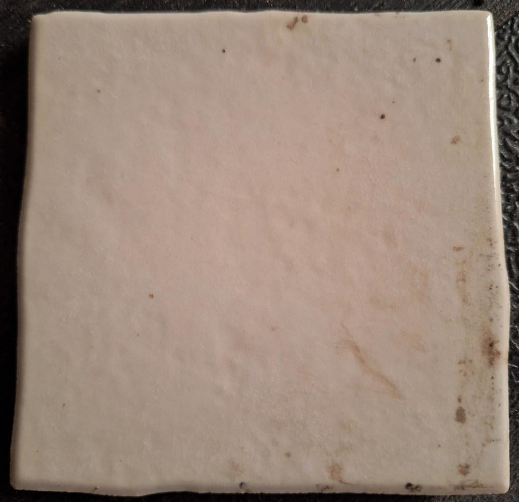 Witte Keramische Tegels 10x10 cm, Ophalen, Minder dan 50 cm, Nieuw, Crème