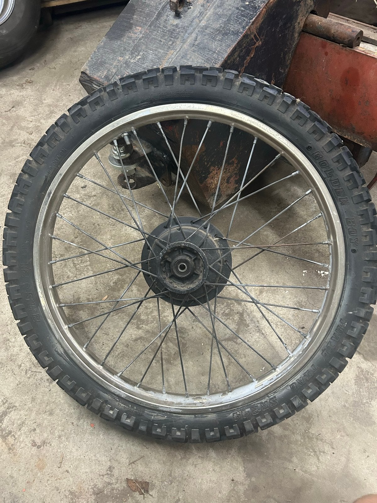 Suzuki TSX 21 inch voorwiel - Gebruikt, Ophalen of Verzenden, Gebruikt