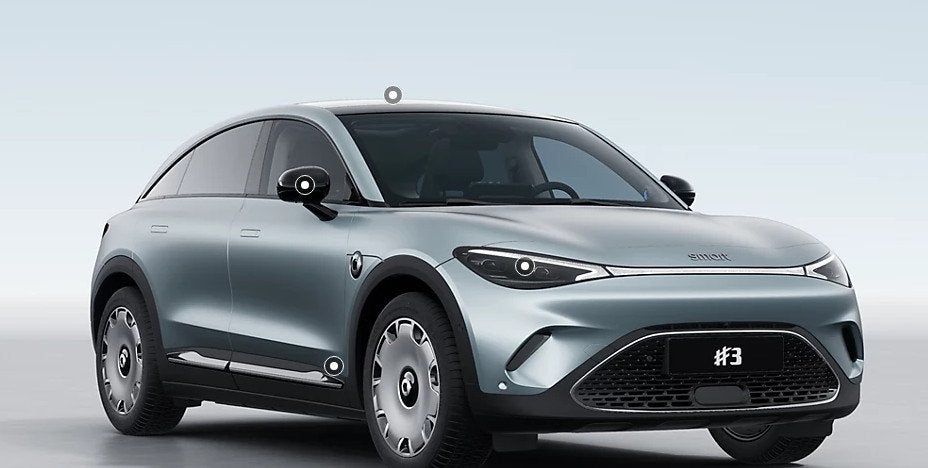 smart #3 Premium 66 kWh | Warmtepomp | 22 KW laden | Stoel-s, Auto's, Smart, Automaat, Achterwielaandrijving, Zwart, Blauw