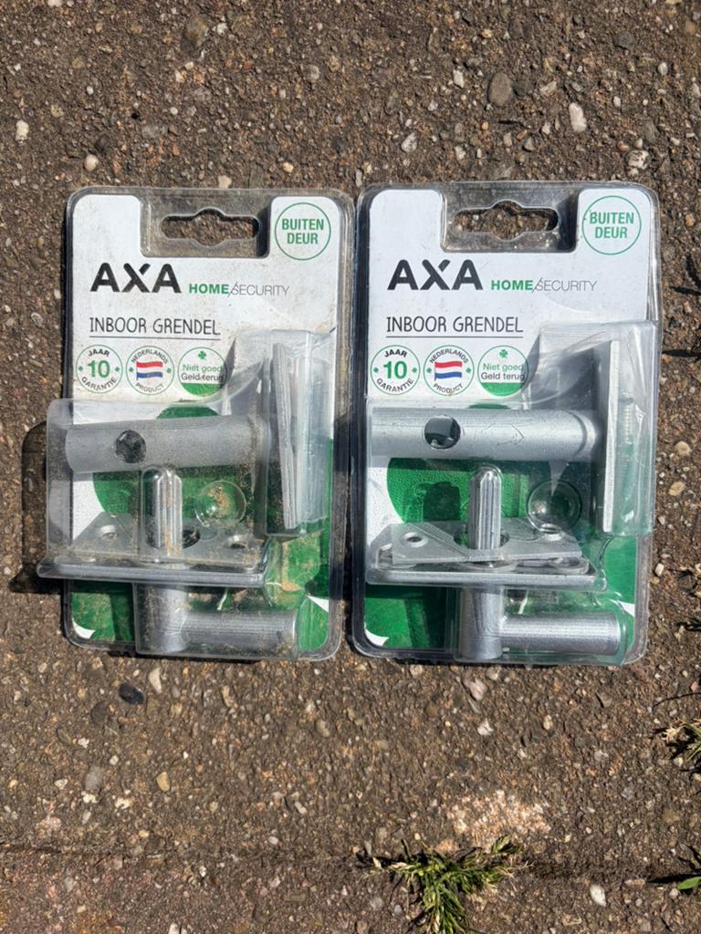 Axa vergrendeling buitendeur, Ophalen of Verzenden, Nieuw, Rvs