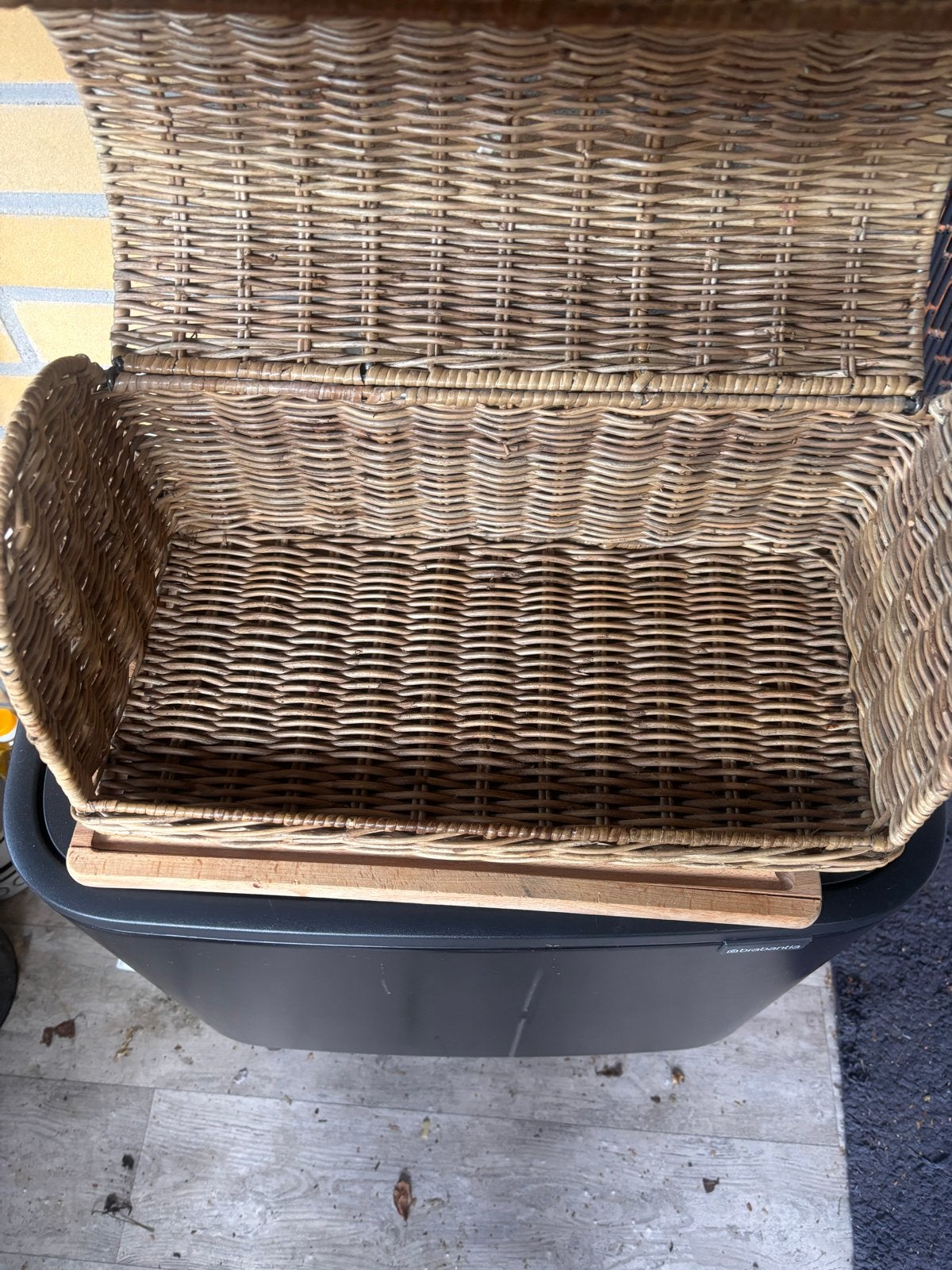 Rivièra maison broodtrommel, Ophalen, Gebruikt, Natuurlijk materiaal, Broodtrommel