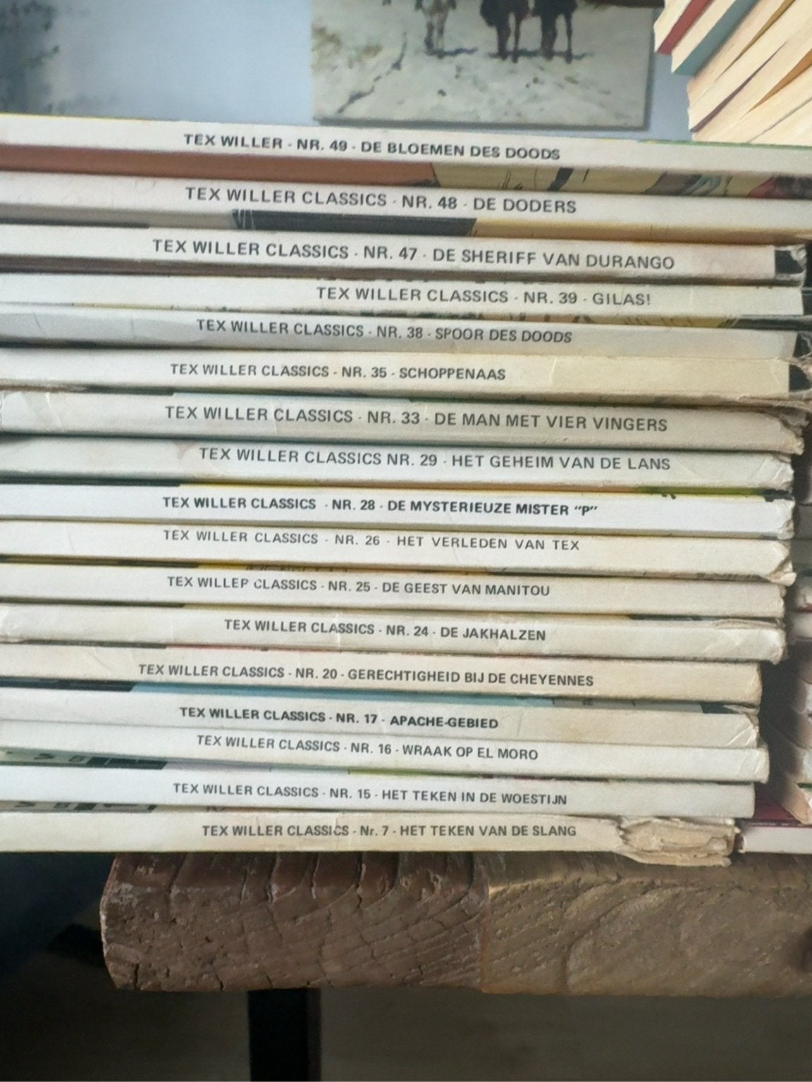 Tex Willer Classics – ca. 100 (nr. 7 t/m 128), Ophalen, Gelezen, Stripboeken