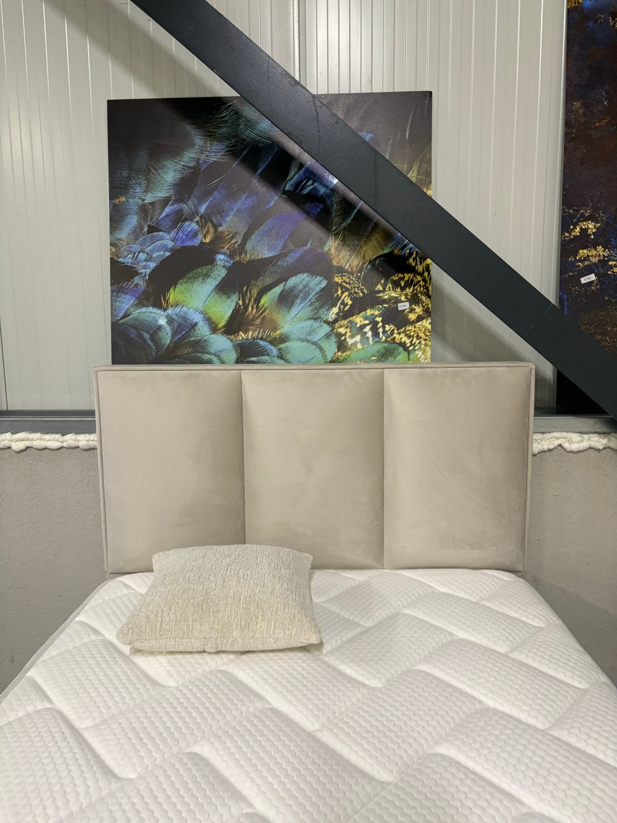 Boxspring met Emma Sleep of Sydney matras, 90 cm, Eenpersoons, Nieuw, Ophalen of Verzenden