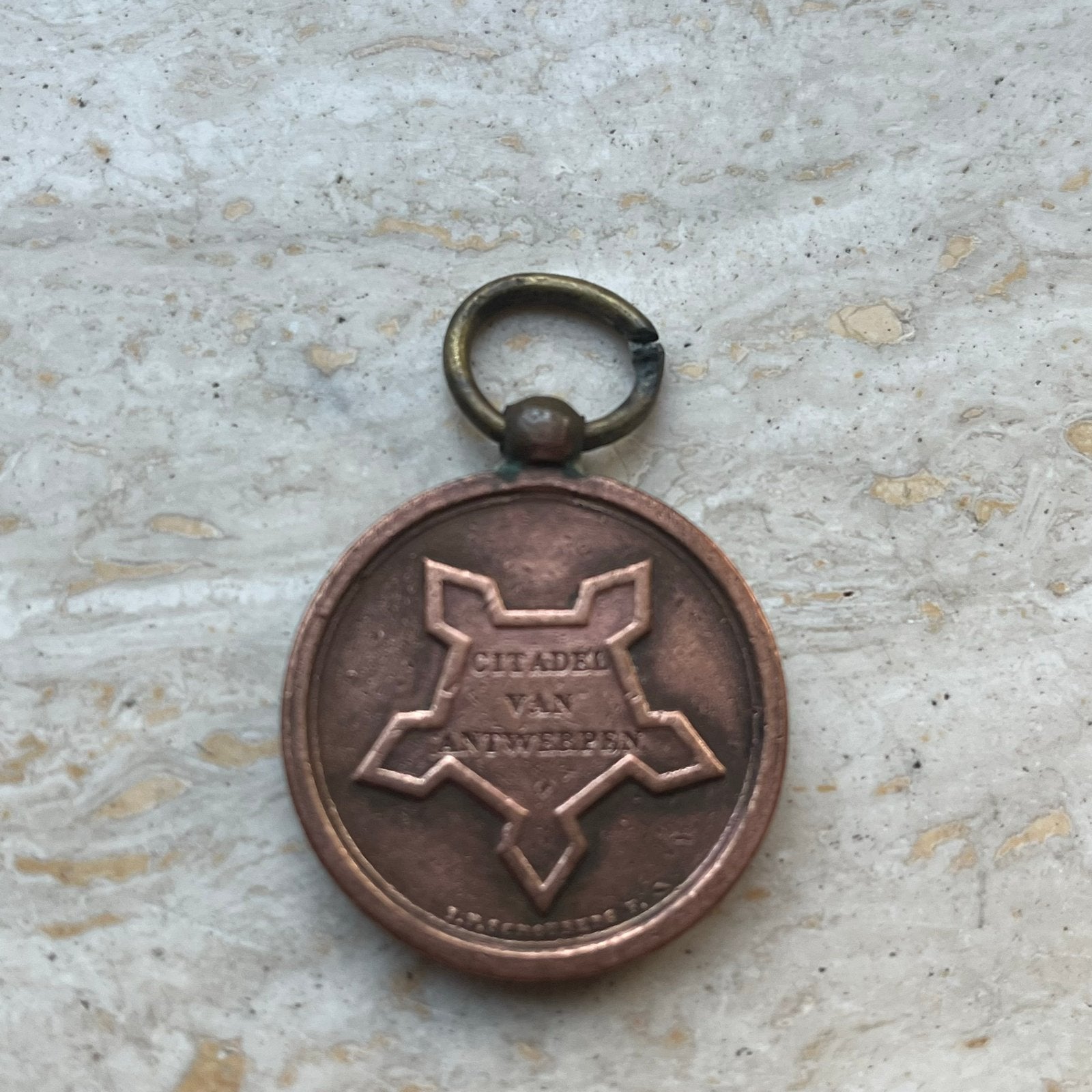 Medaille Citadel van Antwerpen 1832, Verzenden, Brons, Nederland