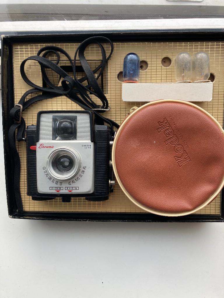 Antieke vintage fotocamera, Ophalen, Gebruikt, Compact, Kodak