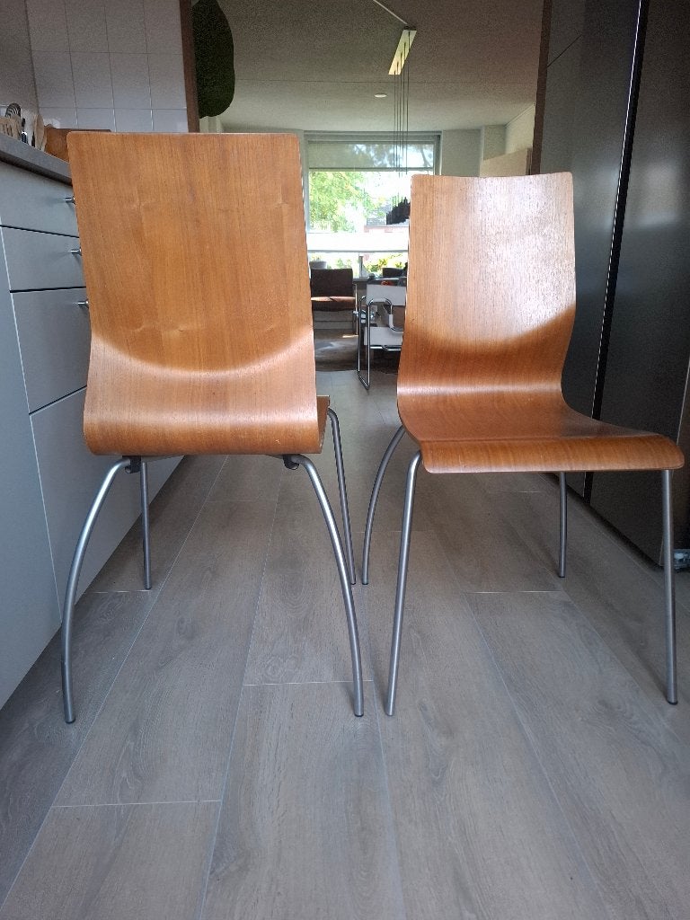 eetkamerstoelen, Ophalen, Gebruikt, Bruin, Vijf, Zes of meer stoelen