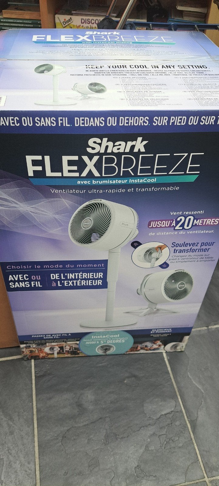 Shark FlexBreeze ventilator., Ophalen, Nieuw, Statiefventilator
