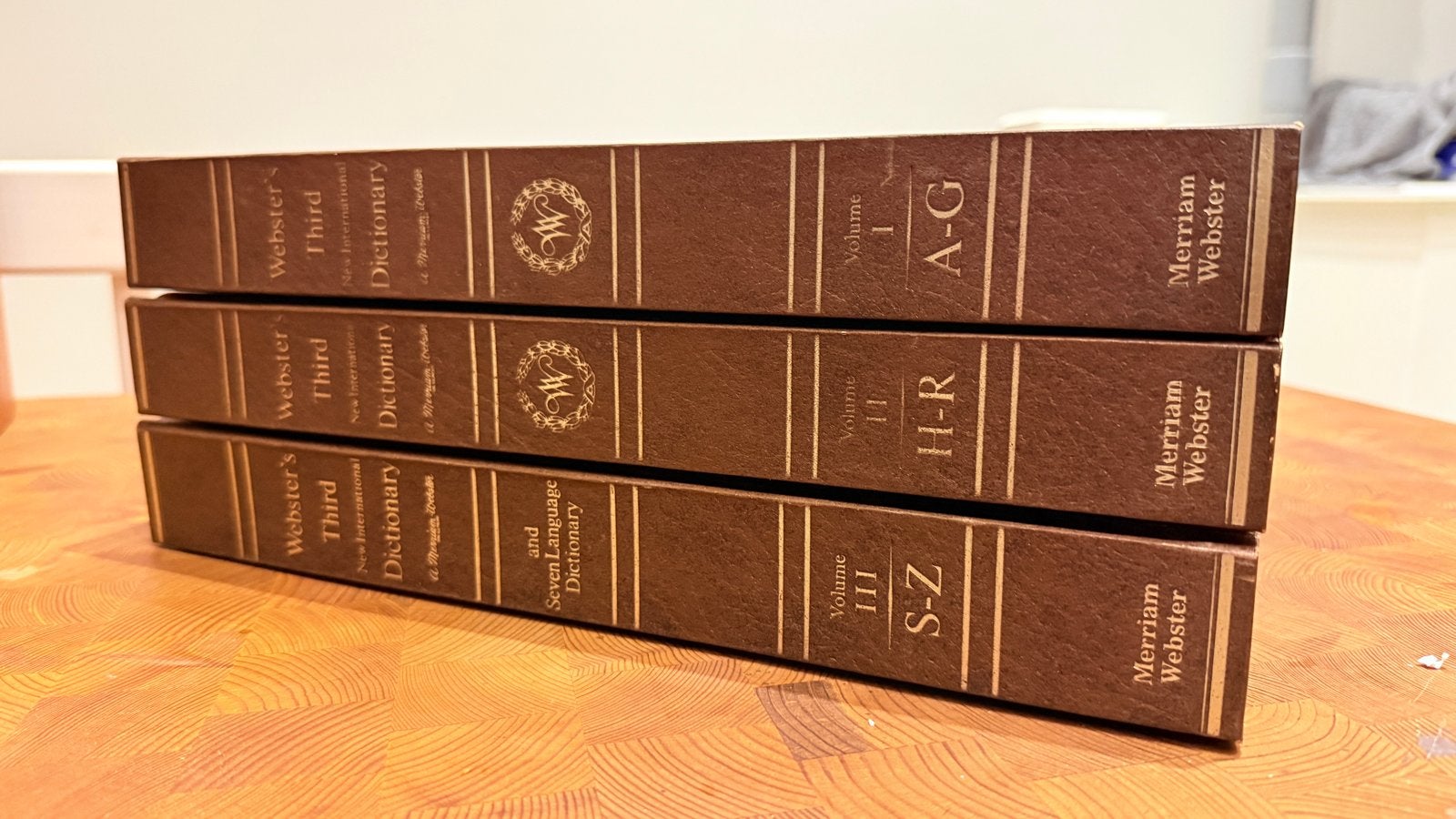 Webster's Third New International Dictionary (3 delen), Ophalen of Verzenden, Zo goed als nieuw, Overige uitgevers, Engels