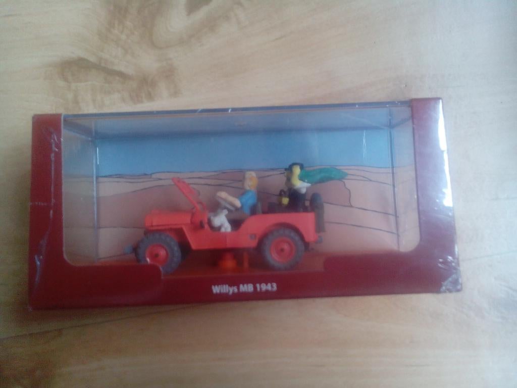 KUIFJE MINIATUUR AUTO, Verzamelen, Stripfiguren, Nieuw, Beeldje of Figuurtje, Kuifje, Ophalen of Verzenden