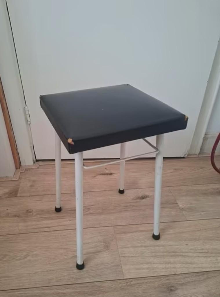 Vintage Brabantia kruk tafeltje krukje bijzet, Ophalen of Verzenden