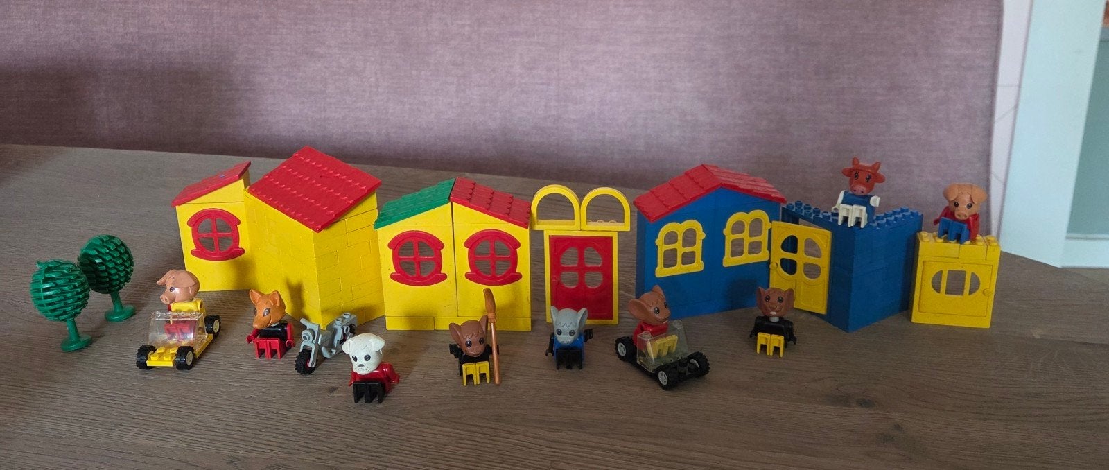 Lego Fabuland bouwset met figuren en voertuigen, Ophalen of Verzenden, Gebruikt, Overige merken