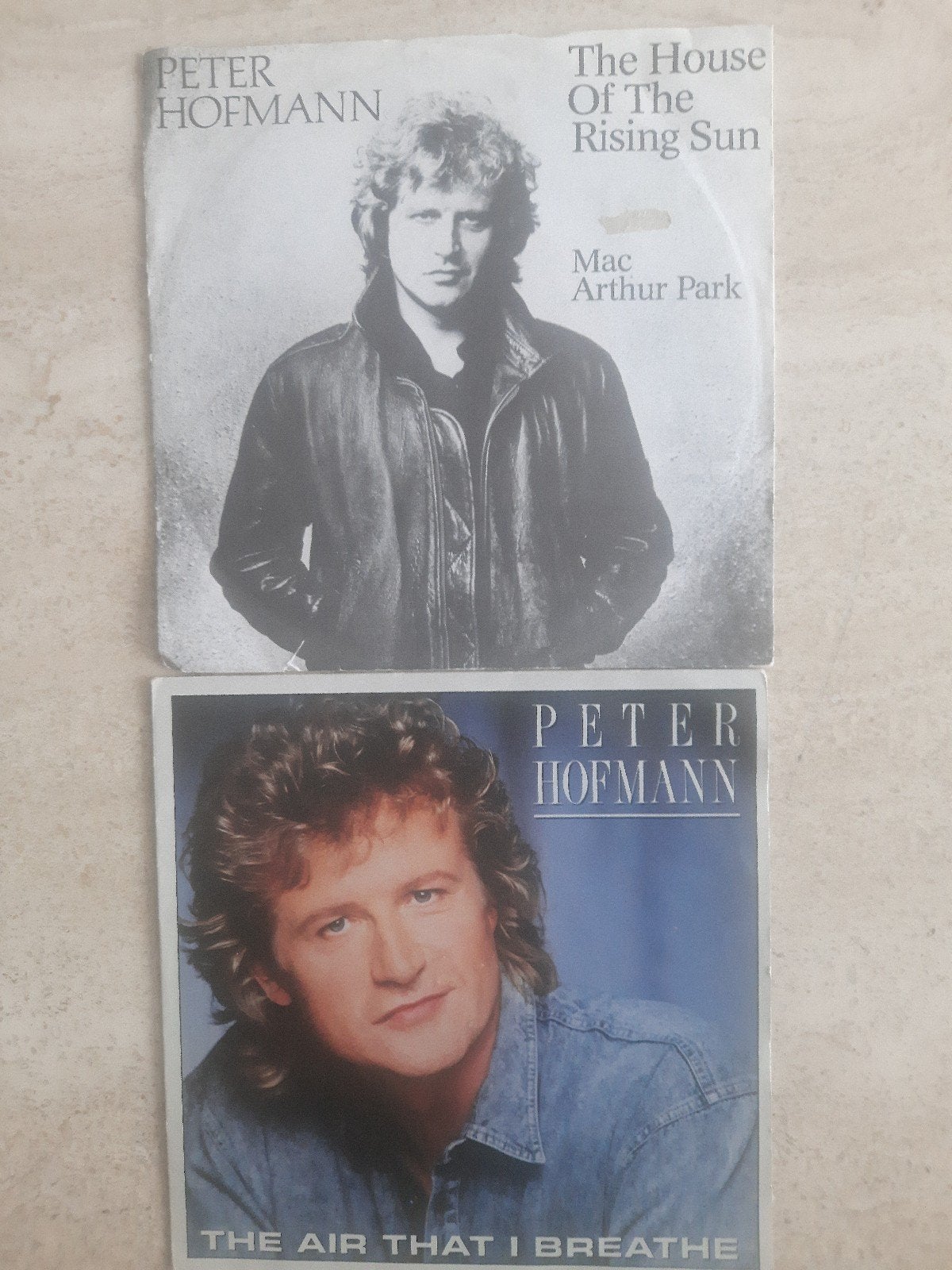 2x vinyl singels van Peter Hofman, Ophalen of Verzenden