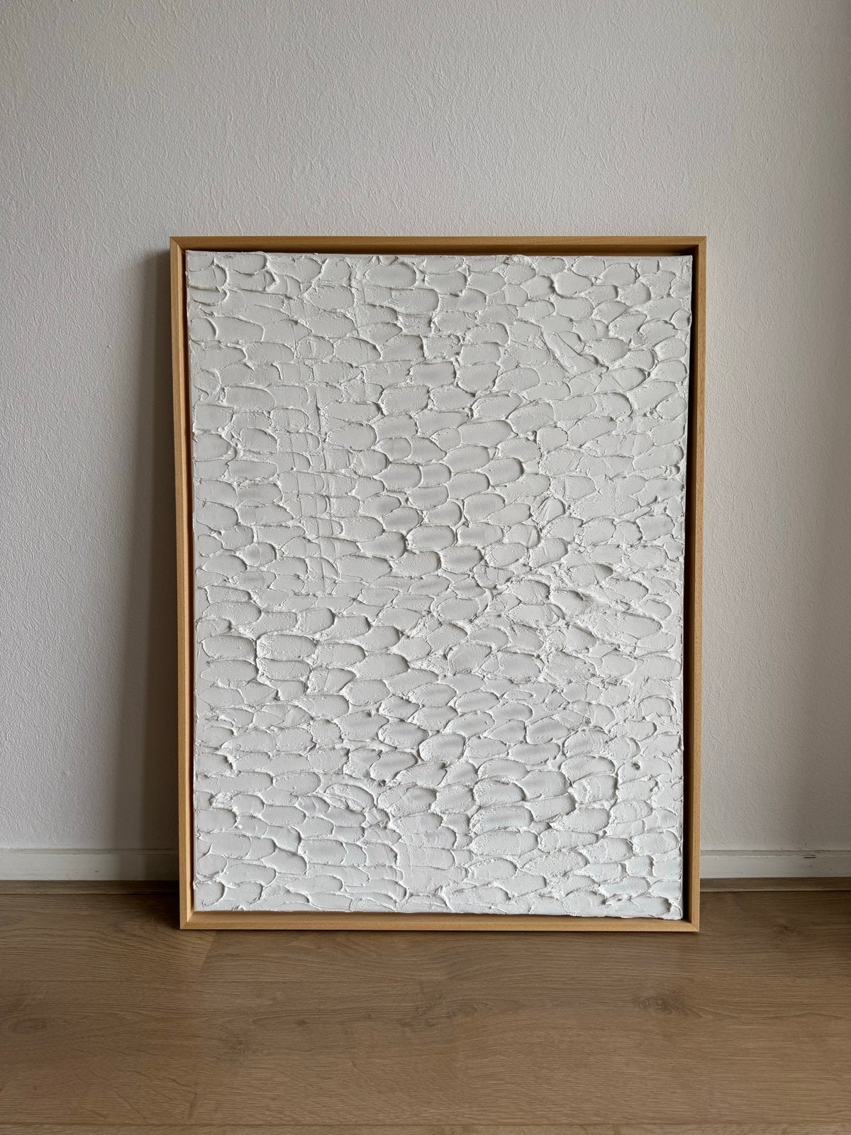 Textuur schilderij op canvas + baklijst, Ophalen