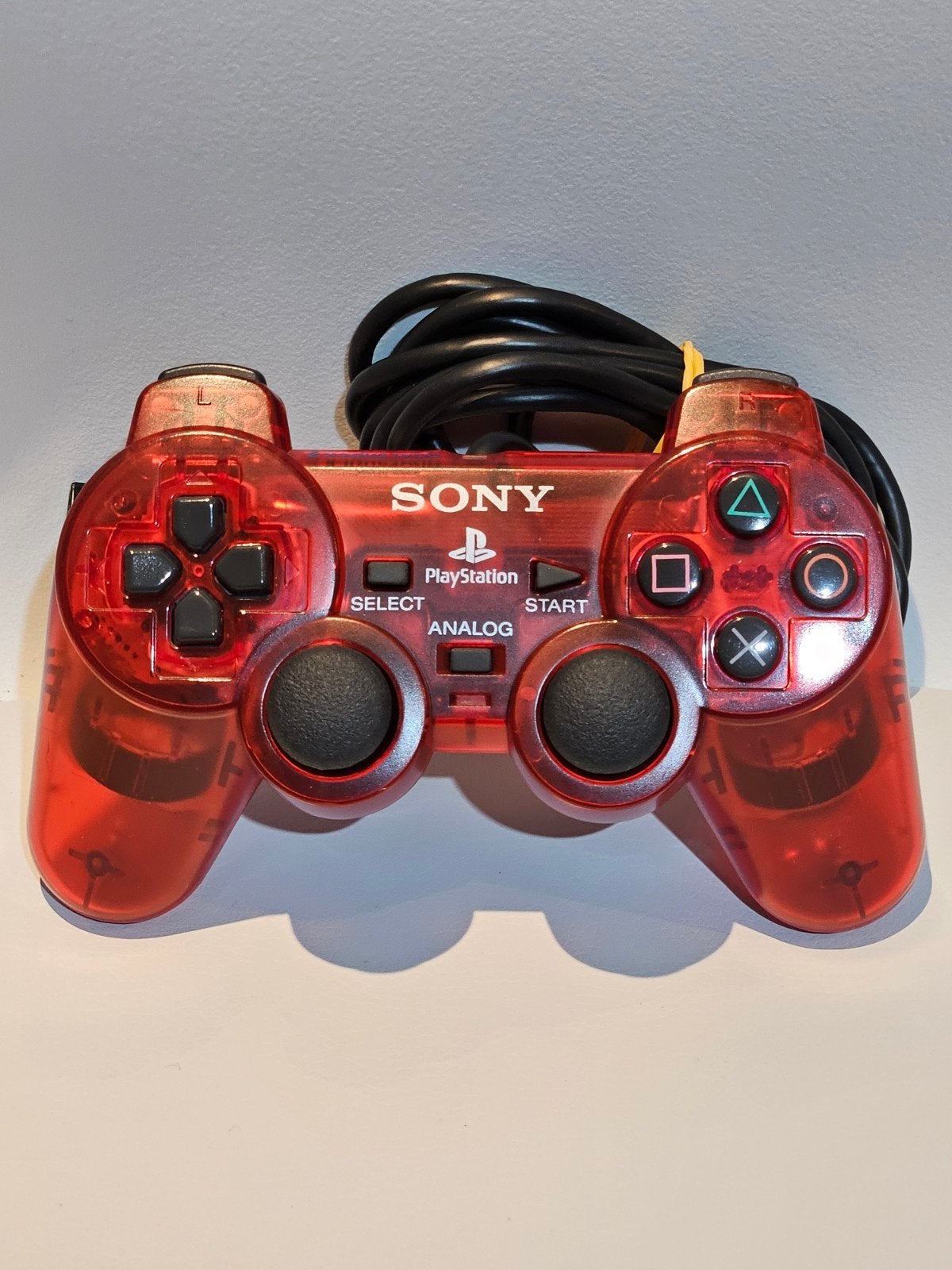 Sony PS2 Crimson Red controller, Ophalen of Verzenden, Zo goed als nieuw, Controller, PlayStation 2