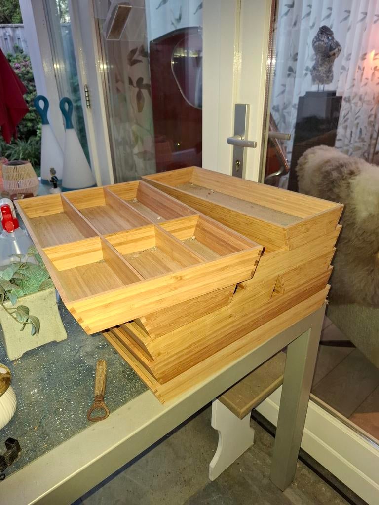 Gratis bestekbakken, Huis en Inrichting, Ophalen, Hout