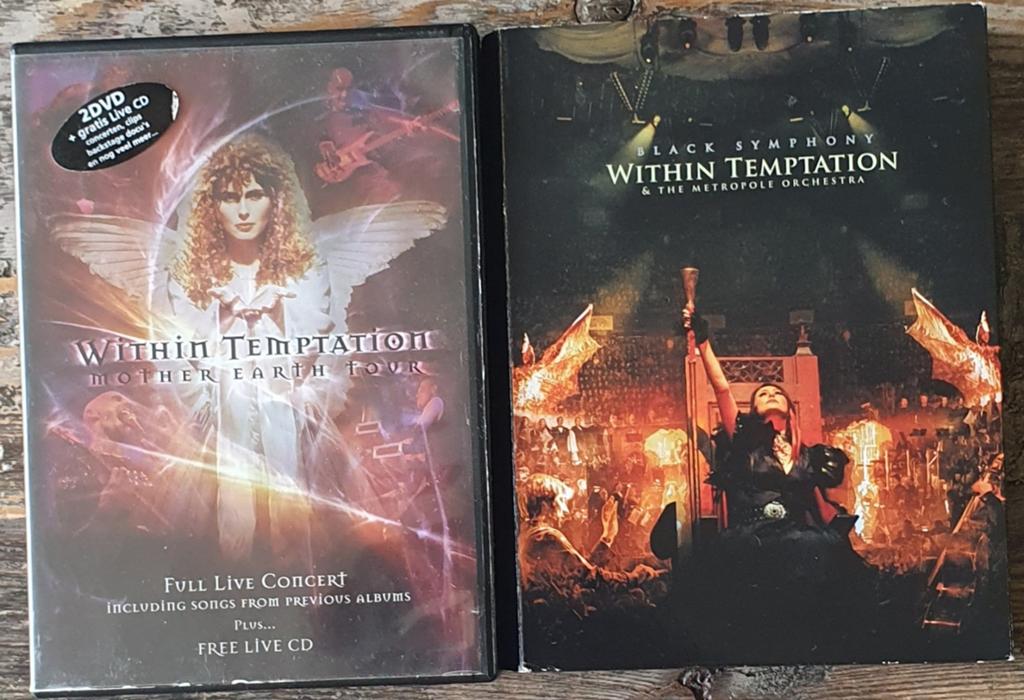 Within Temptation DVD's: Mother Earth Tour & Black Symphony, Cd's en Dvd's, Dvd's | Muziek en Concerten, Alle leeftijden, Boxset