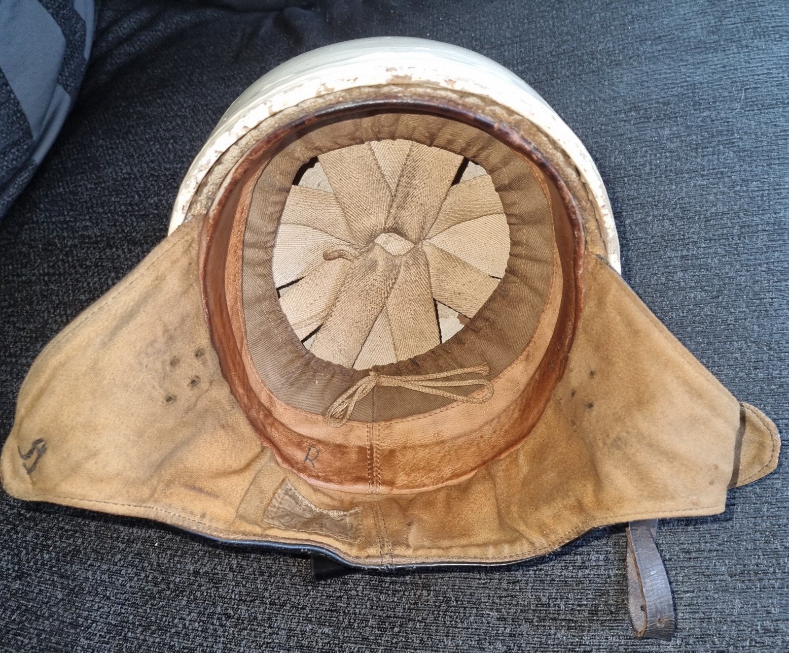 vitage helm  merk cromwell  no 102   maat 58, Motoren, Overige merken, Heren, Tweedehands, Overige typen