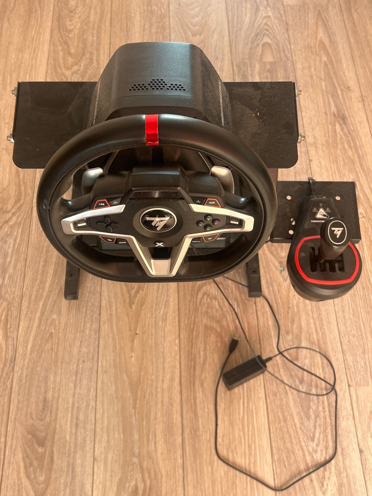 Thrustmaster racestuur met pedalen en shifter voor Xbox, Ophalen, Gebruikt, Stuurtje of Sportattribuut, Xbox One