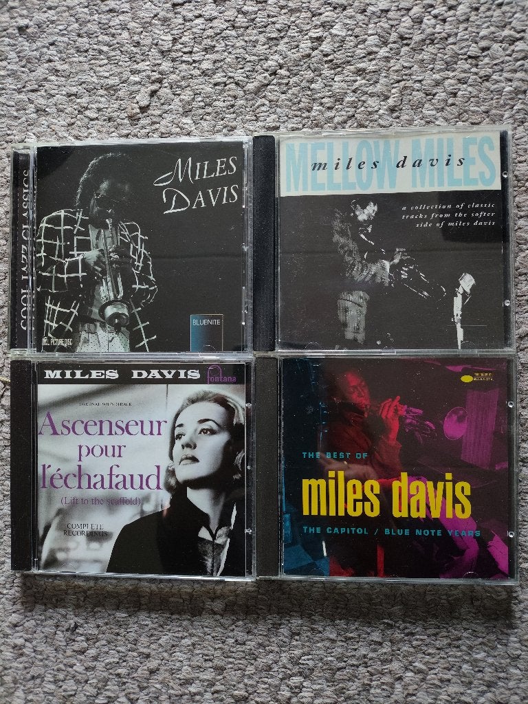4 cd's van Miles Davis in nette staat, Ophalen of Verzenden, Zo goed als nieuw